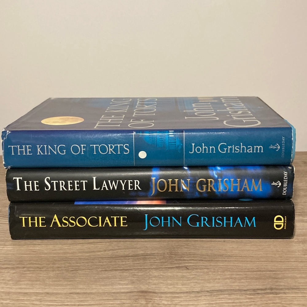Three Books first edition john Grisham